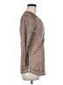 Venus 100% Polyester Brown Long Sleeve Henley Size M - photo 4