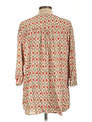 Great Northwest Indigo 3/4 Sleeve Blouse (view 2)