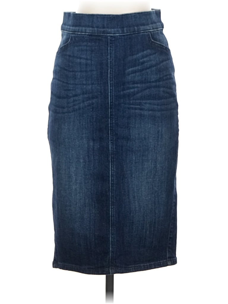 Pre-owned Express Jeans Denim Skirt In Blue