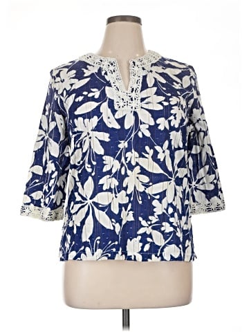 Alfred Dunner 3/4 Sleeve Blouse (view 1)