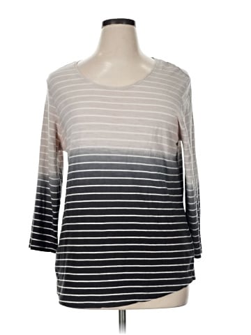 Zenergy by Chico's 3/4 Sleeve T-Shirt (view 1)