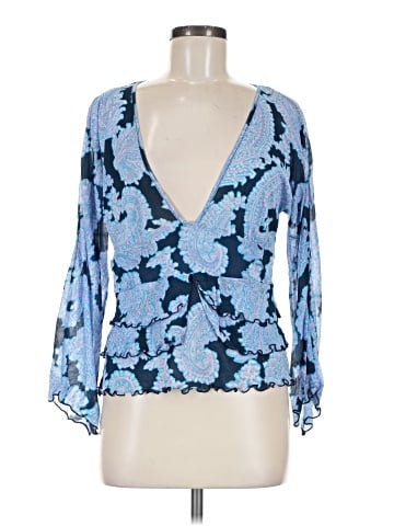 New York & Company 3/4 Sleeve Blouse (view 1)