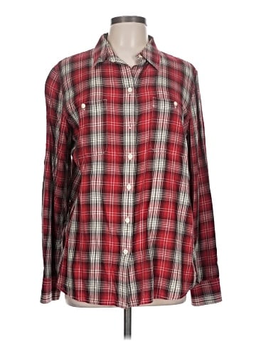 Lauren Jeans Co. Long Sleeve Button-Down Shirt (view 1)