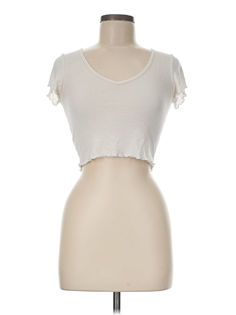 Pre-owned Bozzolo Short Sleeve T-shirt In Ivory