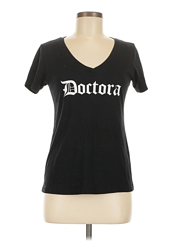 Pre-owned Next Level Apparel Short Sleeve T-shirt In Black