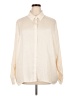 Venus 100% Polyester Solid Ivory Long Sleeve Blouse Size 24 - photo 1
