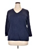 Lauren by Ralph Lauren Blue Pullover Sweater Size 24 - photo 1
