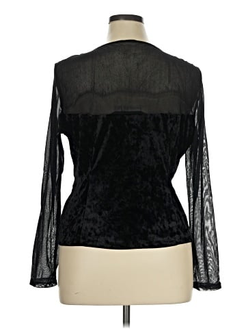 Eva Mendes by New York & Company Long Sleeve Blouse (view 2)