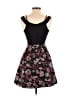 Francesca's Floral Black Cocktail Dress Size XS - photo 2