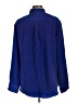 Central Park West 100% Polyester Solid Blue Long Sleeve Blouse Size L - photo 2