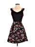 Francesca's Floral Black Cocktail Dress Size XS - photo 1