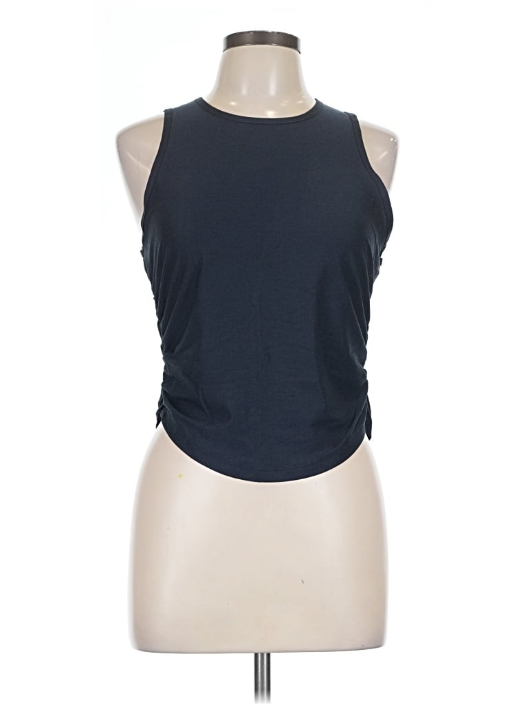 Pre-owned Active By Old Navy Sleeveless Top Blue Halter Neckline Tops
