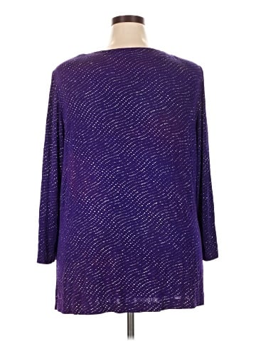 Alex Evenings 3/4 Sleeve Top (view 2)