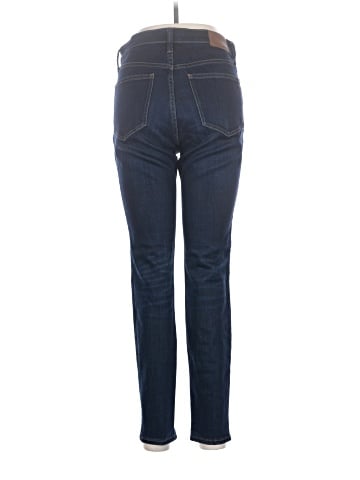 Madewell 9" Mid-Rise Skinny Jeans in Larkspur Wash: TENCEL&trade; Denim Edition (view 2)