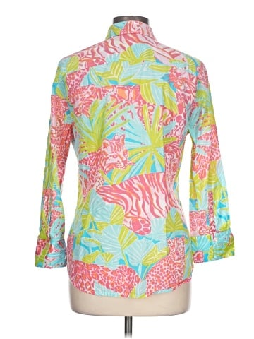 Lilly Pulitzer 3/4 Sleeve Button-Down Shirt (view 2)