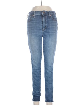 Madewell 10" High-Rise Skinny Jeans in Cordell Wash: Heatrich Denim Edition (view 1)