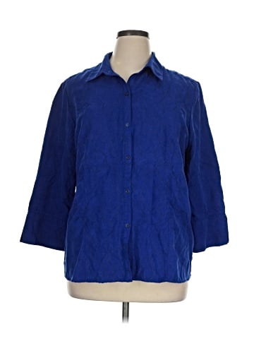 Sag Harbor 3/4 Sleeve Blouse (view 1)