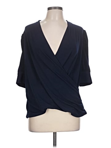 White House Black Market Short Sleeve Blouse (view 1)