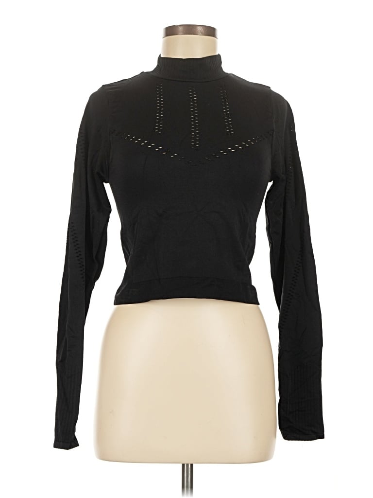Pre-owned Active By Old Navy Turtleneck Sweater In Black