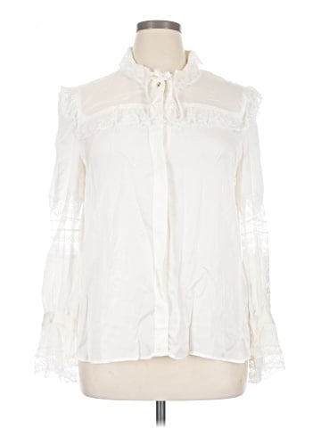 Sandro Long Sleeve Blouse (view 1)