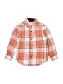 Gymboree 100% Cotton Plaid Orange Long Sleeve Button-Down Shirt Size 3T - photo 1