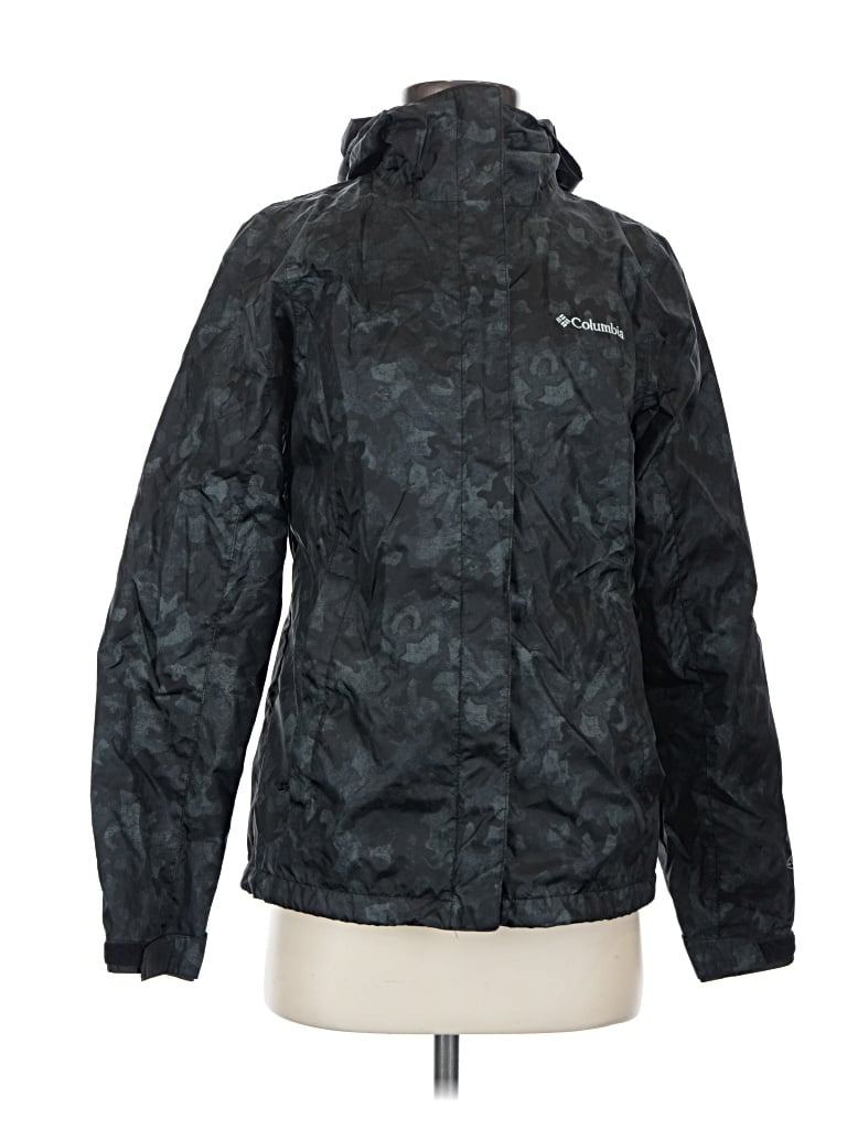 Pre-owned Columbia Snow Jacket In Black