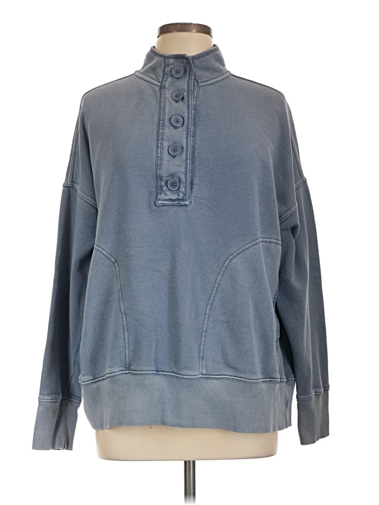 Pre-owned Aerie Sweatshirt In Blue