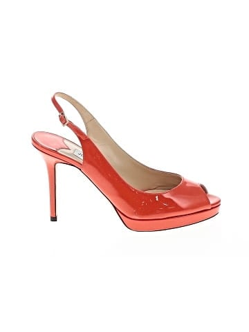 Jimmy Choo Patent Leather Slingback Pumps (view 1)