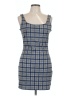 Forever 21 Plaid Blue Casual Dress Size L - photo 1