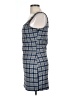Forever 21 Plaid Blue Casual Dress Size L - photo 5