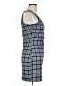 Forever 21 Plaid Blue Casual Dress Size L - photo 4