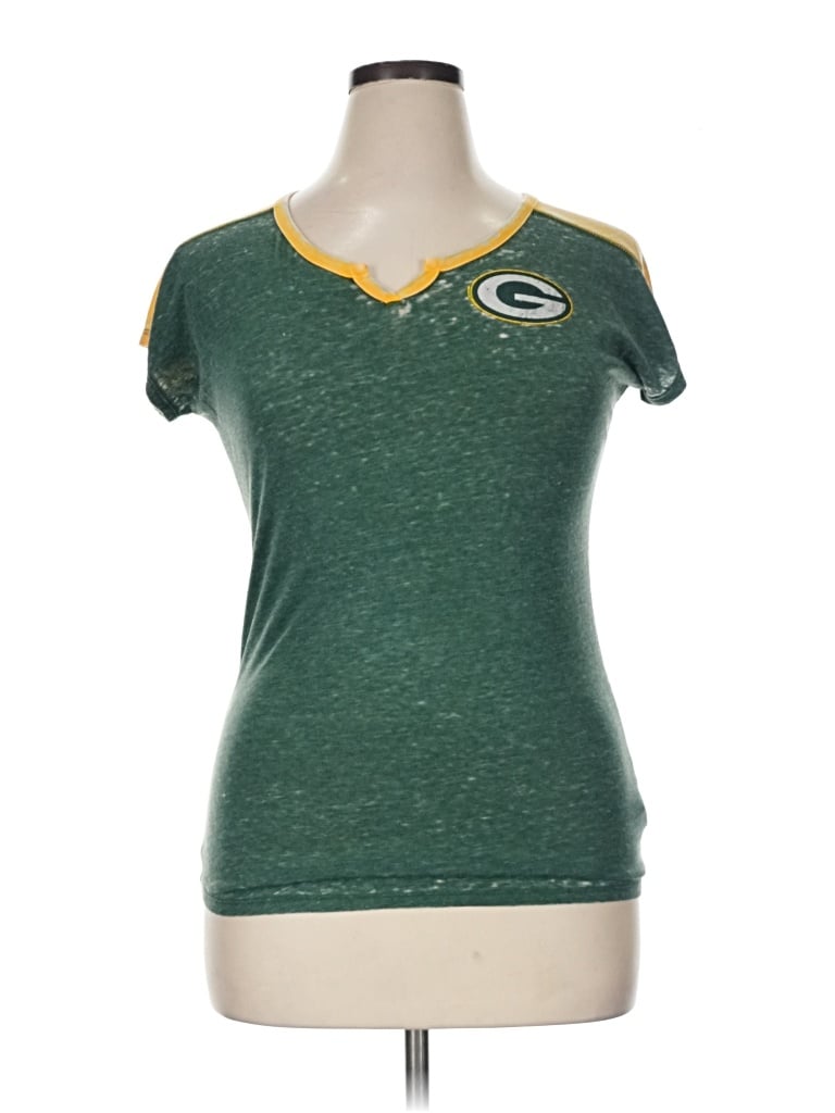Pre-owned Nfl Short Sleeve T-shirt In Green