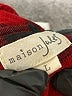 Maison Jules 100% Rayon Plaid Red Long Sleeve Button-Down Shirt Size L - photo 7