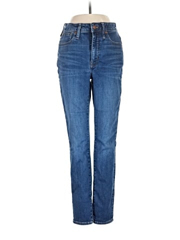 Madewell Curvy High-Rise Skinny Jeans in Lanette Wash (view 1)