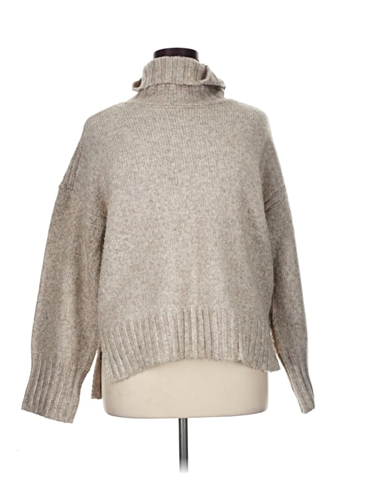 Pre-owned Industry Turtleneck Sweater In Gray