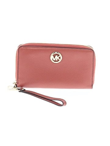 MICHAEL Michael Kors Leather Wristlet (view 1)