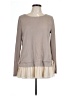 Lauren Conrad Tan Long Sleeve Top Size L - photo 1