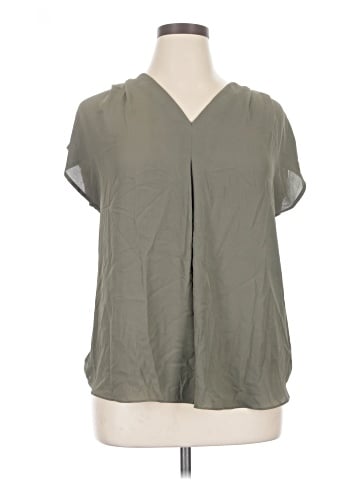 INC International Concepts Short Sleeve Blouse (view 1)