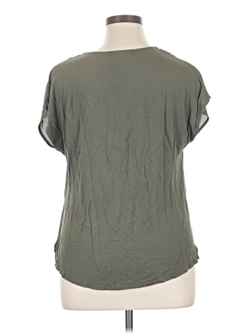 INC International Concepts Short Sleeve Blouse (view 2)