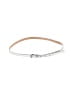 J.Crew 100% Leather Silver Leather Belt Size S - photo 1