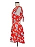 Forever 21 100% Polyester Print Red Casual Dress Size M - photo 5