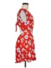Forever 21 100% Polyester Print Red Casual Dress Size M - photo 4