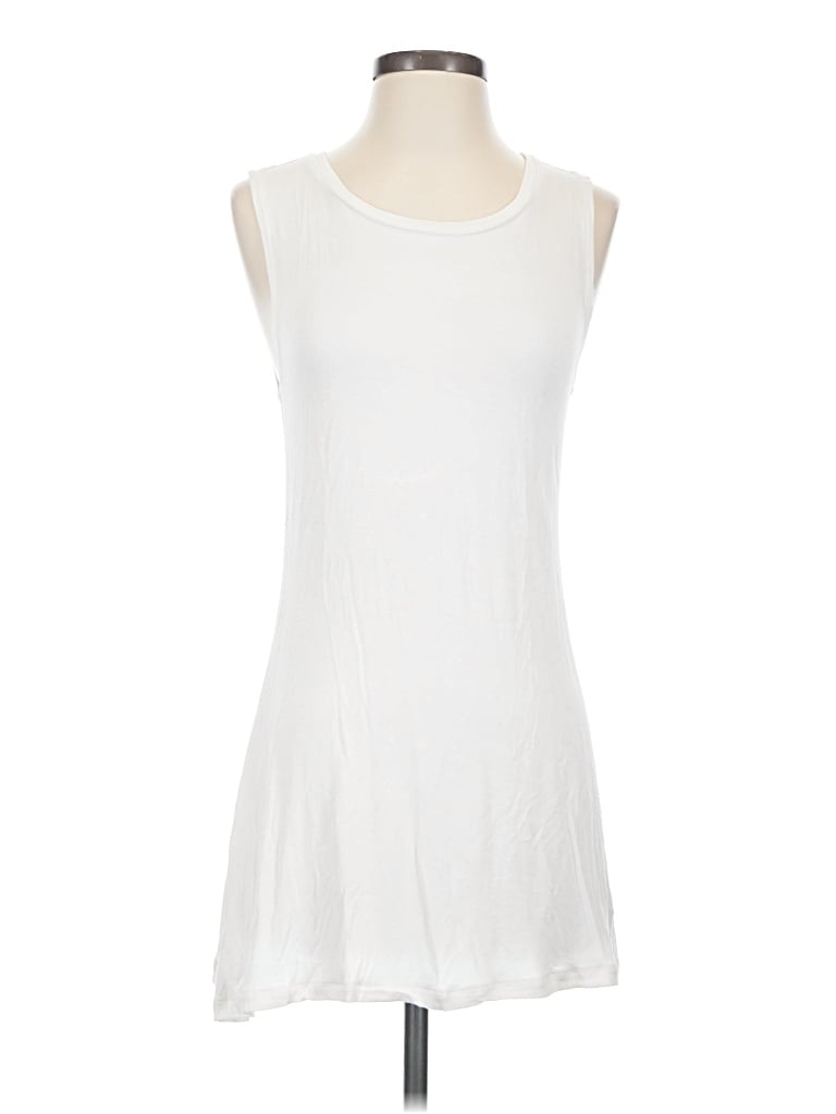 Pre-owned Logo Layers Sleeveless T-shirt In Ivory