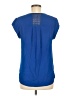 Daniel Rainn 100% Polyester Blue Short Sleeve Blouse Size M - photo 2