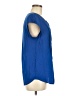 Daniel Rainn 100% Polyester Blue Short Sleeve Blouse Size M - photo 4