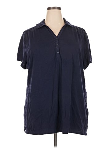 Just My Size Short Sleeve Blouse (view 1)