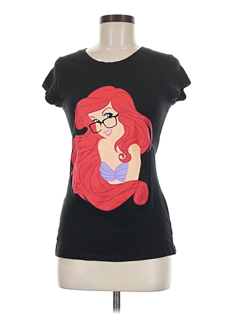 Pre-owned Disney Short Sleeve T-shirt In Black