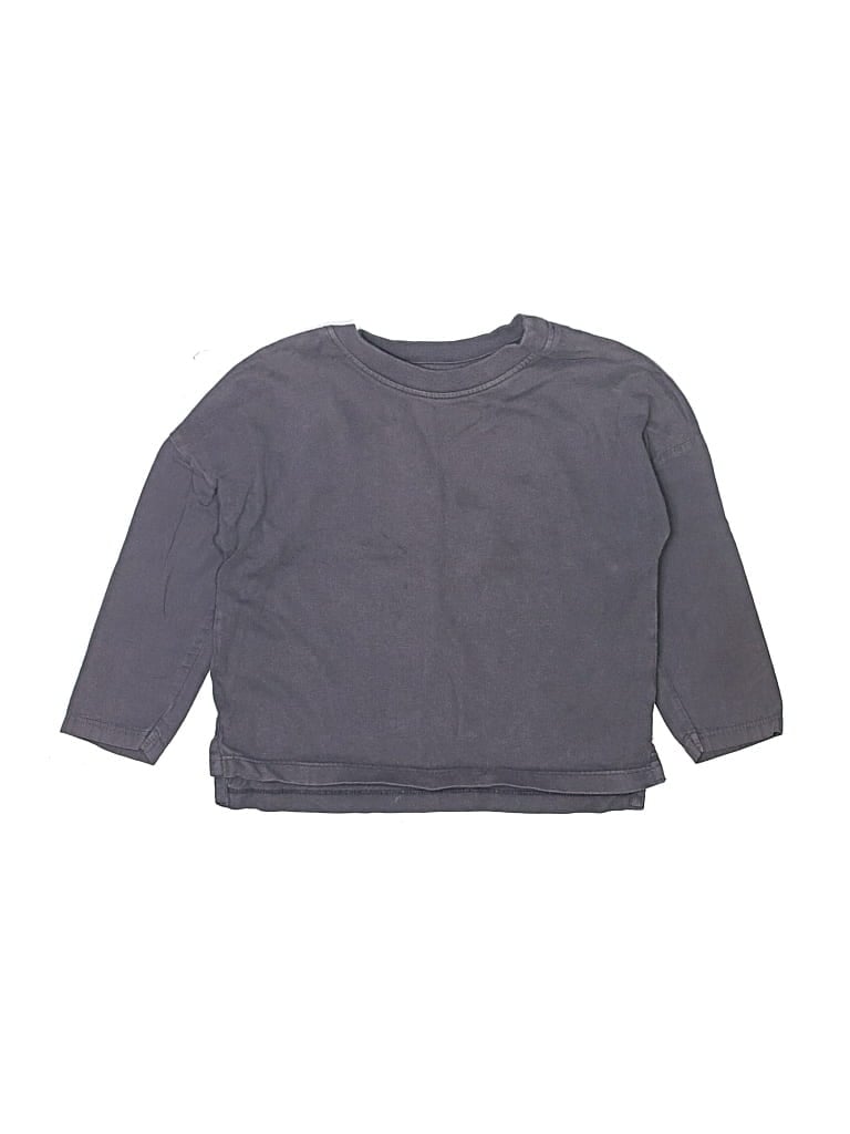 Pre-owned Pehr Kids' 3/4 Sleeve T-shirt In Gray