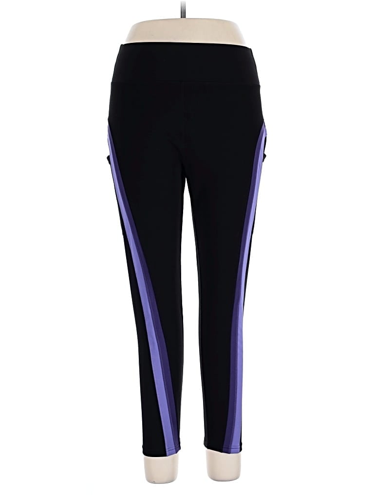 Pre-owned Pop Fit Active Pants In Purple