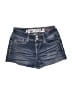 Hydraulic Solid Blue Denim Shorts Size 7 - 8 - photo 1